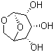structure of CAS# 498-07-7, 1,6-Anhydro-beta-D-glucopyranose