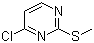 structure of CAS# 49844-90-8, 2-甲硫基-4-氯嘧啶