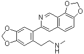 CAS # 49870-84-0, Corydamine, 6-(1,3-Dioxolo[4,5-h]isoquinolin-7-yl)-N-methyl-1,3-benzodioxole-5-ethanamine