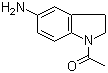 structure of CAS# 4993-96-8, 1-Acetyl-5-aminoindoline