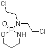 CAS # 50-18-0, Cyclophosphamide, 1-(Bis(2-chloroethyl)amino)-1-oxo-2-aza-5-oxaphosphoridine, 2-(Di(2-chloroethyl)amino)-1-oxa-3-aza-2-phosphacyclohexane 2-oxide