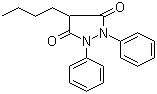 structure of CAS# 50-33-9, Phenylbutazone