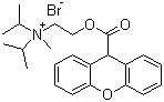 structure of CAS# 50-34-0, 溴丙胺太林