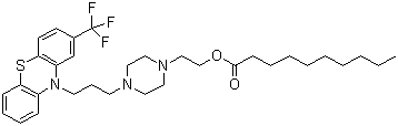 structure of CAS# 5002-47-1, Fluphenazine decanoate