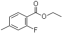 structure of CAS# 500579-61-3, 2-Fluoro-4-methylbenzoic acid ethyl ester