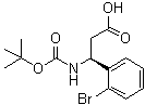 CAS # 500770-75-2, (betaS)-2-Bromo-beta-[[(1,1-dimethylethoxy)carbonyl]amino]benzenepropanoic acid