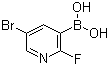 structure of CAS# 501435-91-2, 5-溴-2-氟吡啶-3-硼酸