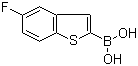 structure of CAS# 501944-42-9, 5-氟苯并噻吩-2-硼酸
