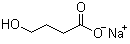 structure of CAS# 502-85-2, 4-Hydroxybutanoic acid sodium salt