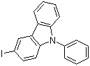 structure of CAS# 502161-03-7, 3-碘-9-苯基咔唑