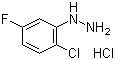 structure of CAS# 502496-25-5, 2-氯-5-氟苯肼盐酸盐
