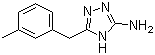 CAS # 502685-82-7, 5-(3-Methylbenzyl)-4H-1,2,4-triazol-3-amine, 5-[(3-Methylphenyl)methyl]-4H-1,2,4-triazol-3-amine