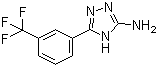 CAS 登录号：502686-01-3, 5-(3-三氟甲基苯基)-4H-1,2,4-三唑-3-胺