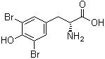 structure of CAS# 50299-42-8, 3,5-二溴-D-酪氨酸