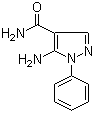 structure of CAS# 50427-77-5, 5-Amino-1-phenylpyrazole-4-carboxamide