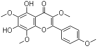 CAS 登录号：50461-86-4, Araneosol, 5,7-二羟基-3,4',6,8-四甲氧基黄酮