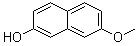 structure of CAS# 5060-82-2, 7-甲氧基-2-萘酚