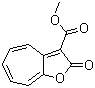 structure of CAS# 50603-71-9, 3-甲氧羰基-2H-环庚三烯并[b]呋喃-2-酮