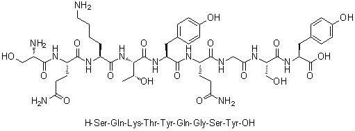 CAS # 506429-76-1, L-Seryl-L-glutaminyl-L-lysyl-L-threonyl-L-tyrosyl-L-glutaminylglycyl-L-seryl-L-tyrosine