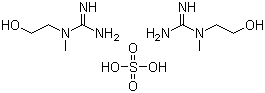 CAS # 50648-53-8, Creatinol sulphate, Bis[N-(2-hydroxyethyl)-N-methylguanidinium] sulphate