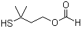 structure of CAS# 50746-10-6, 甲酸 3-巯基-3-甲基丁酯