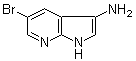 structure of CAS# 507462-51-3, 5-溴-1H-吡咯并[2,3-b]吡啶-3-胺