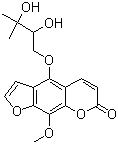 CAS # 50791-60-1, Isobyakangelicin, 4-(2,3-Dihydroxy-3-methylbutoxy)-9-methoxy-7H-furo[3,2-g][1]benzopyran-7-one