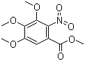 structure of CAS# 5081-42-5, 2-硝基-3,4,5-三甲氧基苯甲酸甲酯