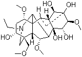 CAS # 509-20-6, Aconine, Jesaconine, (1alpha,3alpha,6alpha,14alpha,15alpha,16beta)-20-Ethyl-1,6,16-trimethoxy-4-(methoxymethyl)aconitane-3,8,13,14,15-pentol