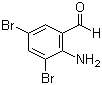 structure of CAS# 50910-55-9, 2-氨基-3,5-二溴苯甲醛