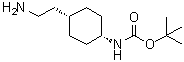 structure of CAS# 509143-12-8, [顺式-4-(2-氨基乙基)环己基]氨基甲酸叔丁酯