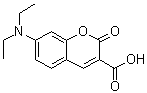 structure of CAS# 50995-74-9, 7-Diethylaminocoumarin-3-carboxylic acid