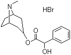 structure of CAS# 51-56-9, DL-Homatropine hydrobromide