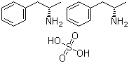 structure of CAS# 51-63-8, (+)-Amphetamine sulphate