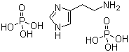 CAS # 51-74-1, Histamine phosphate, 1H-Imidazole-4-ethanamine phosphate (1:2)