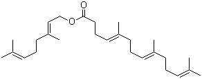 CAS # 51-77-4, Gefarnate, [(2E)-3,7-Dimethylocta-2,6-dienyl] (4E,8E)-5,9,13-trimethyltetradeca-4,8,12-trienoate