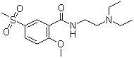 structure of CAS# 51012-32-9, Tiapride