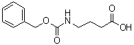 structure of CAS# 5105-78-2, 4-((N-苄氧羰基)氨基)丁酸