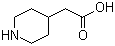 structure of CAS# 51052-78-9, 4-Piperidinylacetic acid