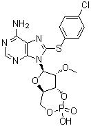 CAS # 510774-50-2, 8-[(4-Chlorophenyl)thio]-2'-O-methyladenosine cyclic 3',5'-(hydrogen phosphate)