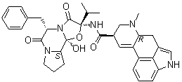 structure of CAS# 511-08-0, 麦角克碱