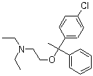 CAS # 511-46-6, Clofenetamine, Kaithon, Keithon, 2-[1-(4-Chlorophenyl)-1-phenylethoxy]-N,N-diethylethanamine
