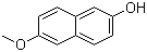 structure of CAS# 5111-66-0, 6-Methoxy-2-naphthol