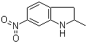CAS # 51134-82-8, 2,3-Dihydro-2-methyl-6-nitro-1H-indole, 6-Nitro-2-methylindoline