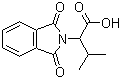 structure of CAS# 5115-65-1, 3-Methyl-2-(phthalimido)butanoic acid