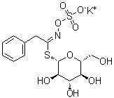 structure of CAS# 5115-71-9, Glucotropaeolin potassium salt