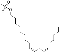 CAS # 51154-39-3, Linoleyl methanesulfonate, (9Z,12Z)-Octadeca-9,12-dienyl methanesulfonate, 1-Methylsulfonyloxyoctadeca-9Z,12Z-diene, cis,cis-9,12-Octadecadienyl methanesulfonate