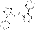 5,5'-Dithiobis(1-phenyl-1H-tetrazole) molecular structure (CAS 5117-07-7)