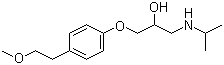 structure of CAS# 51384-51-1, Metoprolol