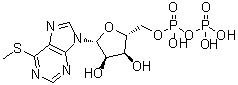 CAS # 51464-82-5, 6-Methylmercaptopurine ribonucleoside 5'-diphosphate, 6-S-Methyl-6-thioinosine 5'-(trihydrogen diphosphate), 6-S-methyl-6-thio-IDP